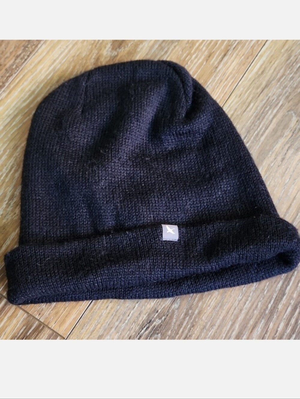Eddie Bauer Black Beanie 100% Acrylic